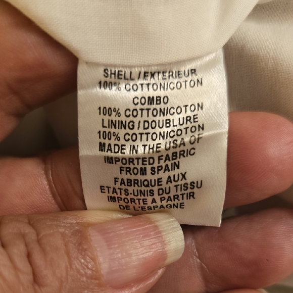 Milly Strapless Dress in Cream and White - Picture 11 of 15